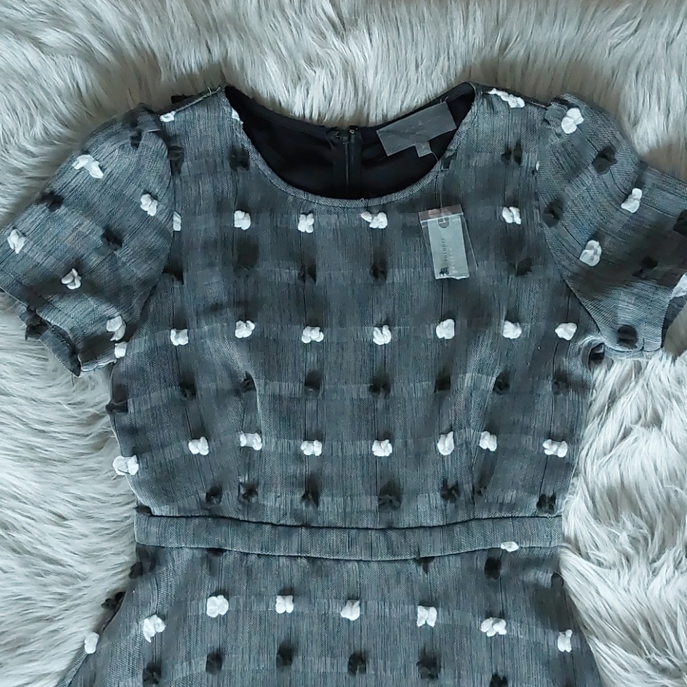 Anthropologie, Petite textured A Line Dress - Picture 3 of 6